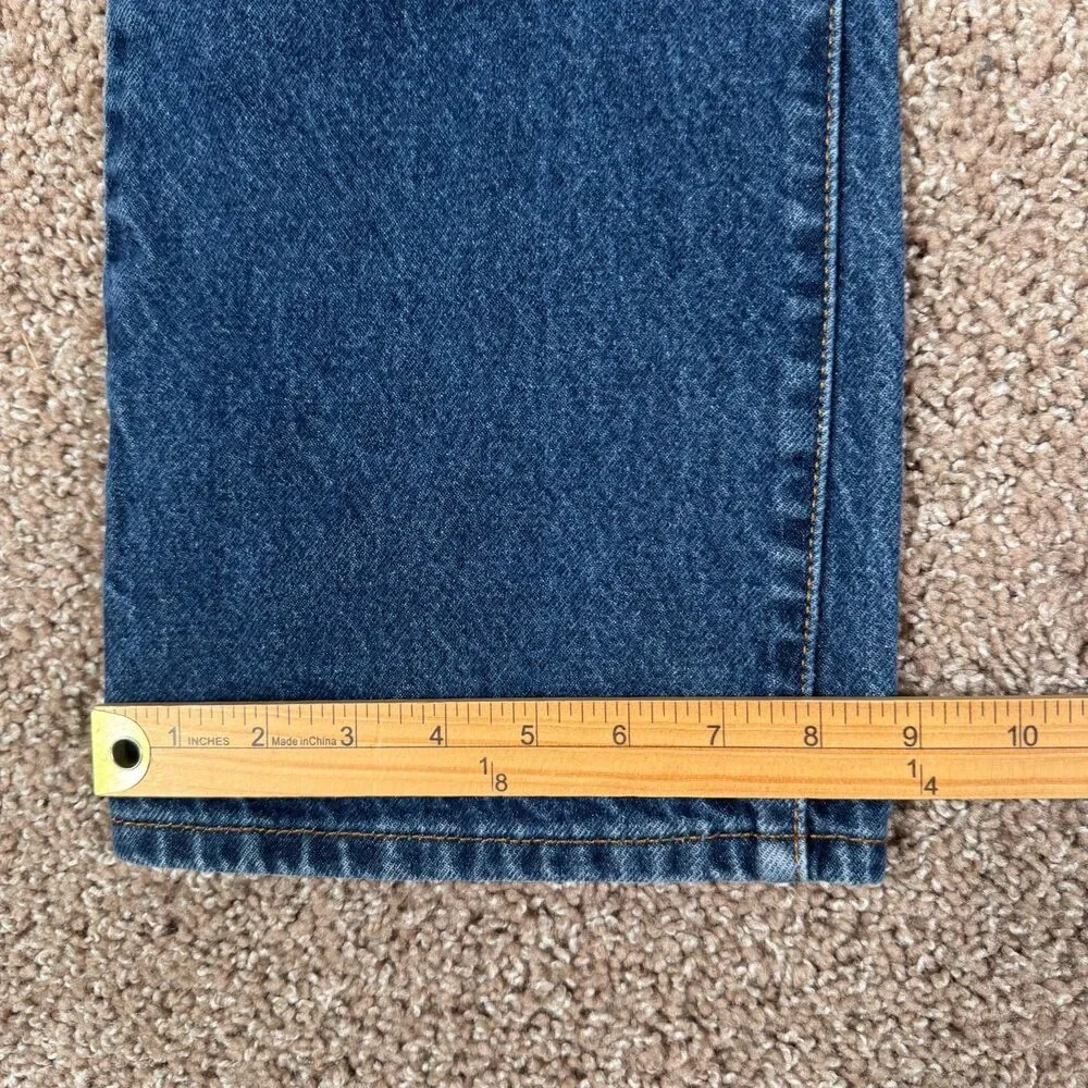 Levis 517 Jeans Mens 32x29 Blue Bootcut Mid Rise Dark Wash Western Denim